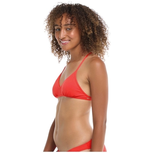 Eidon Surf Women’s Madison Fixed Triangle Bikini Top TAMARINDO Size Small NWT - Picture 10 of 12